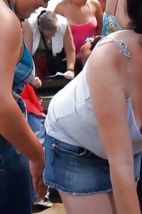 see through and down blouse