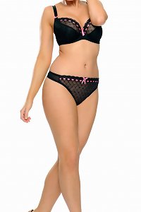 round ladies engage in sensual kissing and caressing