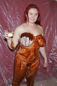 huge-chested ginger-haired cougar