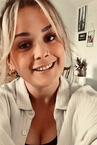 voluptuous dame indulging in sensuous enjoyment